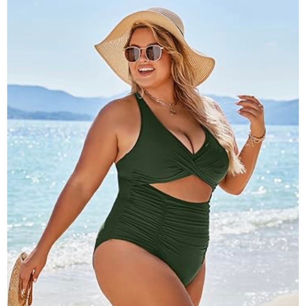 SheCurve® Push Up Tummy Control Swimsuits Large